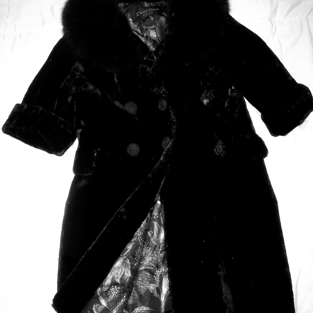 Vintage Rex Rabbit Mink Fur Coat